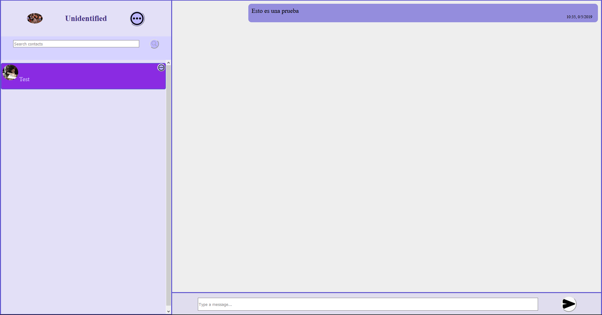 user interface
